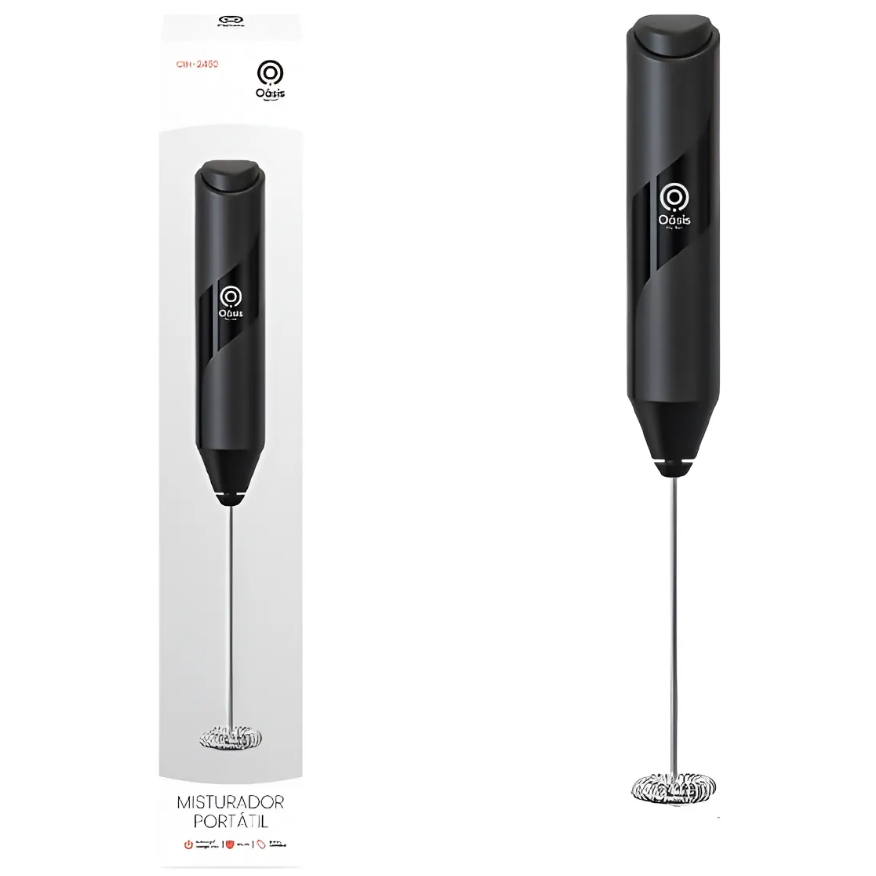Mini Misturador Mixer Elétrico De Leite Portátil