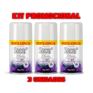 Kit com 3 Un. Odorizador Refil Automático Secar Charm - Lavanda de Paris em Oferta na Shopee