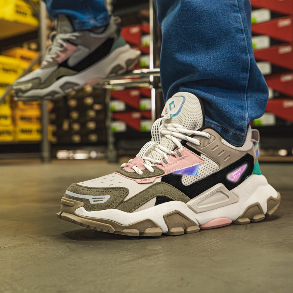 Tênis Qix Trek Urban Confort Original Caminhada/Corrida Feminino | Bege Rose