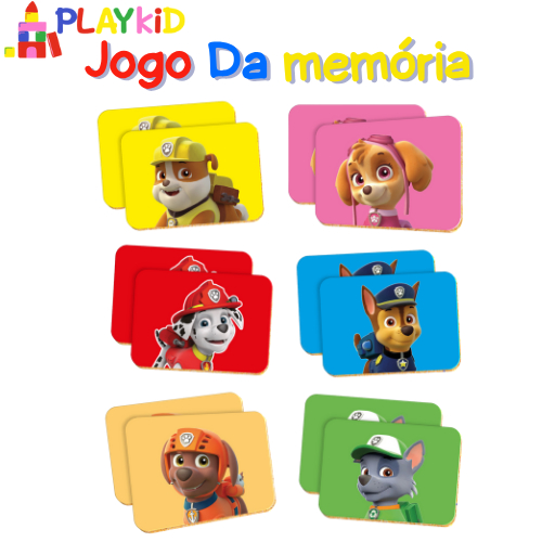 Jogo Da Memória 12 Peças  - Infantil - criança - brinquedo - Diversão garantida em Oferta na Shopee