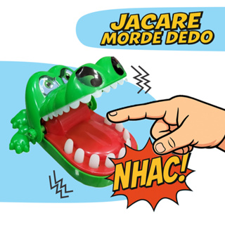 Jogo Crocodilo Morde Dedo Jacaré Dentista Brinquedo infantil Criança Aperta dente pirata pula em Oferta na Shopee