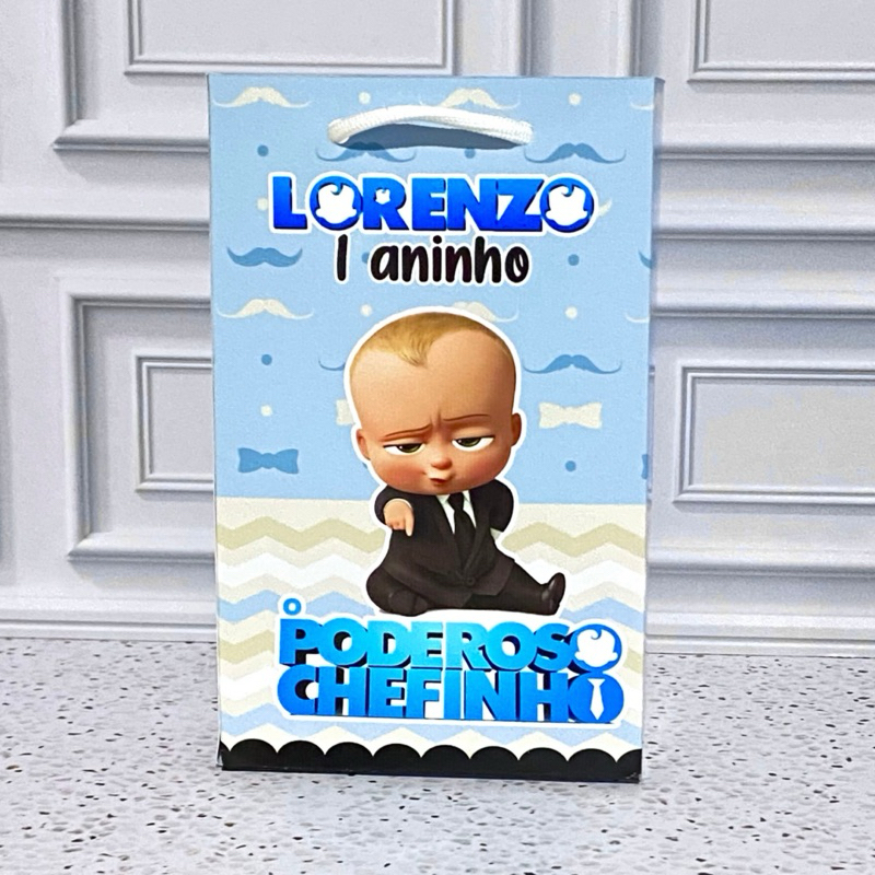 Sacolinha Personalizada Poderoso Chefinho Aniversário Sacola Personalizada Festa Lembrancinhas