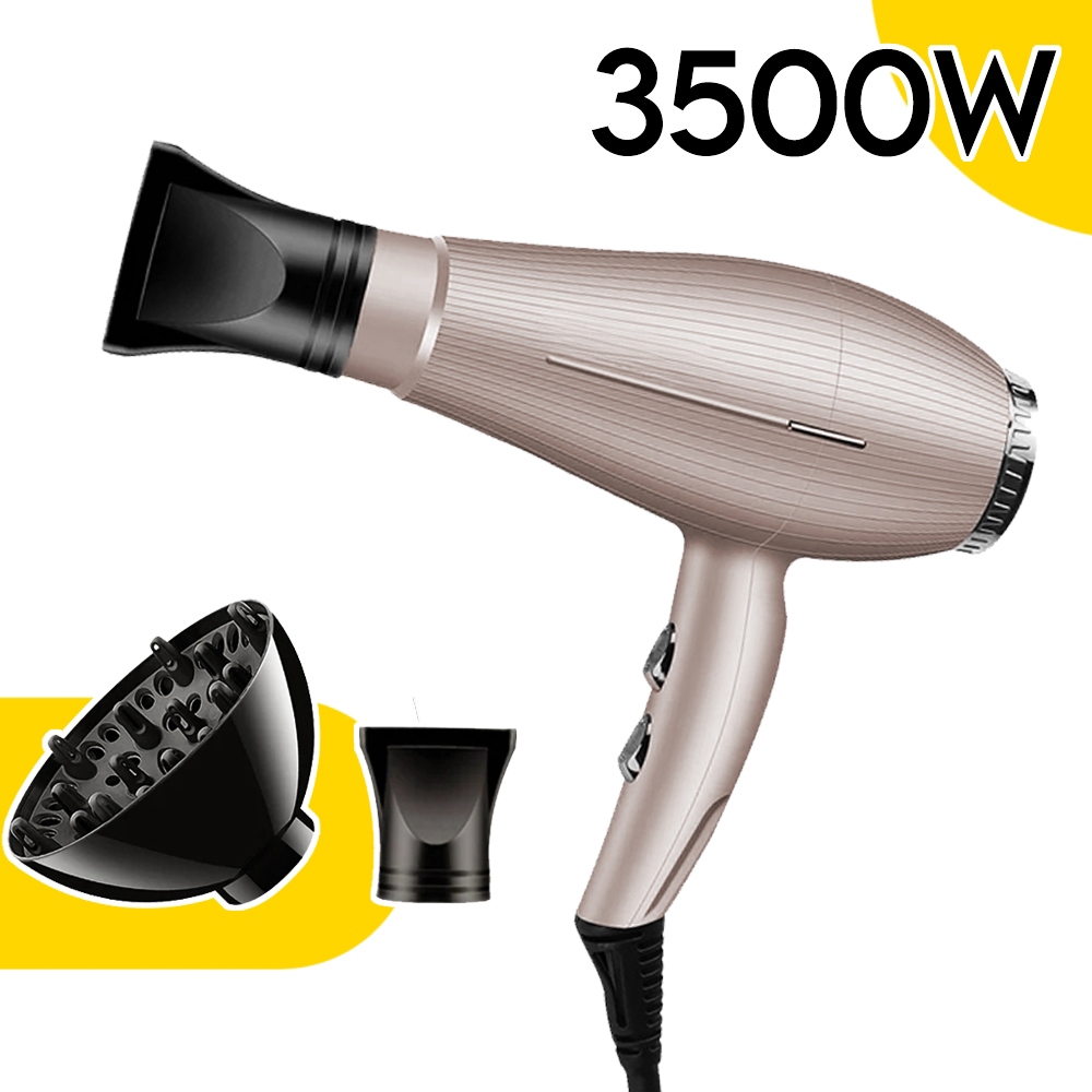 Secador de Cabelo 3500W Difusor de Cachos Antifrizz 110v e 220v Profissional