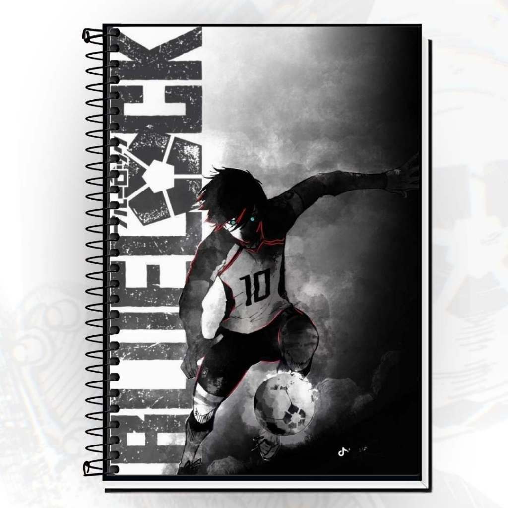 Caderno Blue Lock Itoshi Sae Isagi Capa Dura Tema do Anime Para Estudo e Anotações Disponível em 1 10 15 e 20 Matérias em Oferta na Shopee
