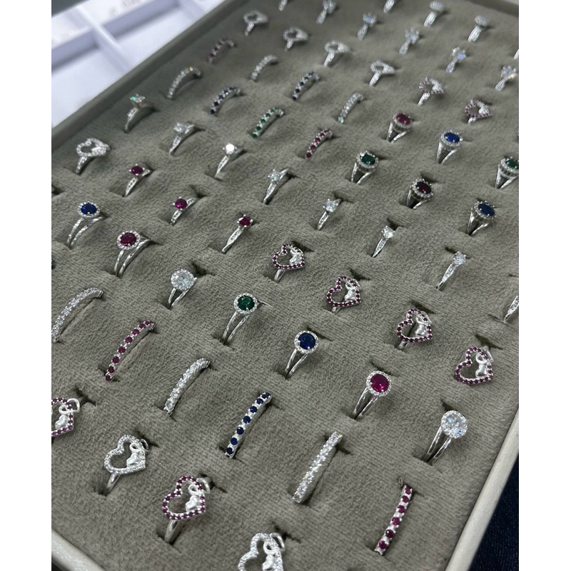 kit 12 anéis banhado a prata 925 feminino top em Oferta na Shopee