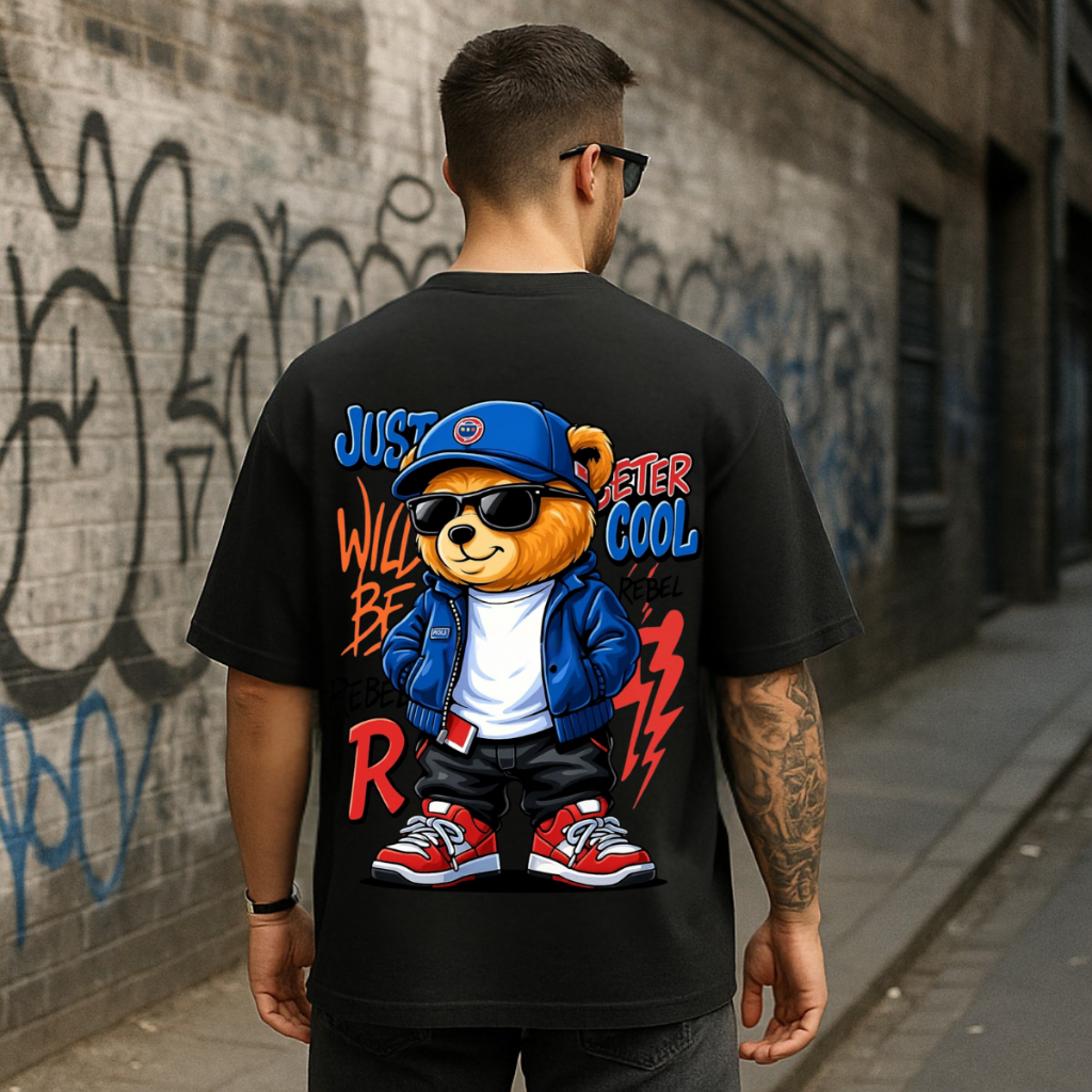 Camisa camiseta básica streetwear "supremacia" Urso bear Street Envio Imediato