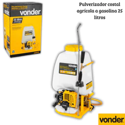Pulverizador Costal a Gasolina 25 Litros Vonder – Motor 2 Tempos Potente e Eficiente