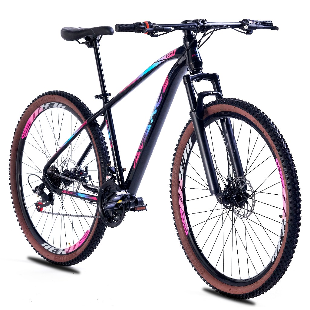 Bicicleta Aro 29 Aço Suspensão Avance 21v Quadro 17 Freio Disco (NV-PM) em Oferta na Shopee
