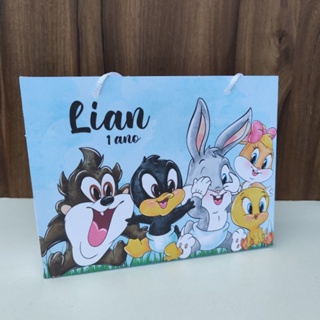 Sacolinha Personalizada Looney Tunes - Pegue e Monte em Oferta na Shopee