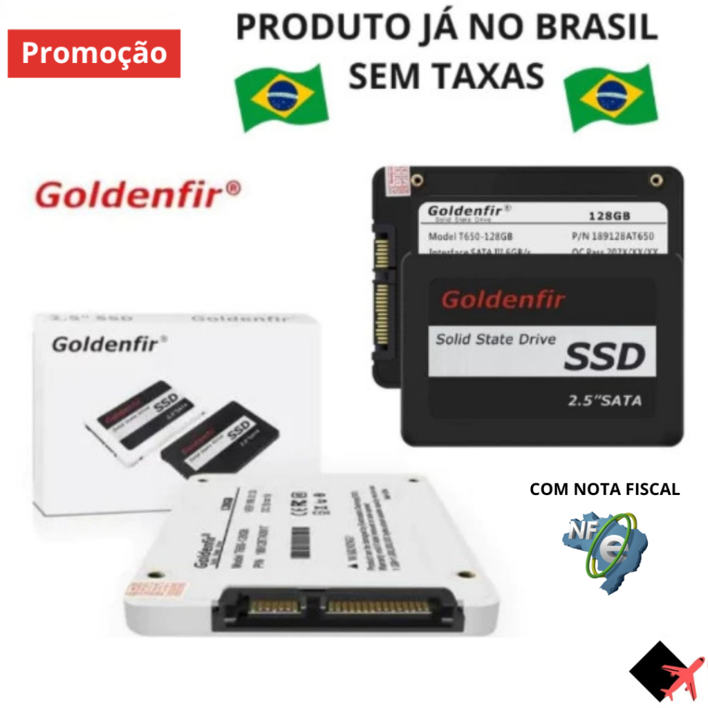 Ssd Goldenfir Original 120gb, 240gb, 360gb e 512gb Envio Muito Rápido Pc Gamer! em Oferta na Shopee