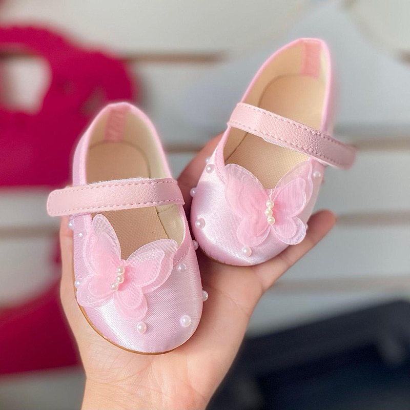 Sapatilha Infantil Rosa Bebê Menina Tema Jardim Encantado 12 ao 27 Sapato Bebê Sapatinho em Oferta na Shopee