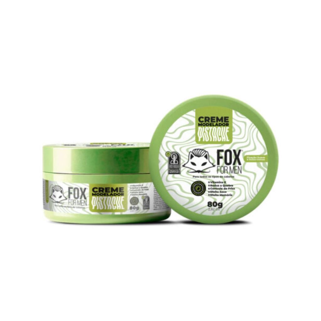 CREME MODELADOR PISTACHE 80G FOX FOR MEN