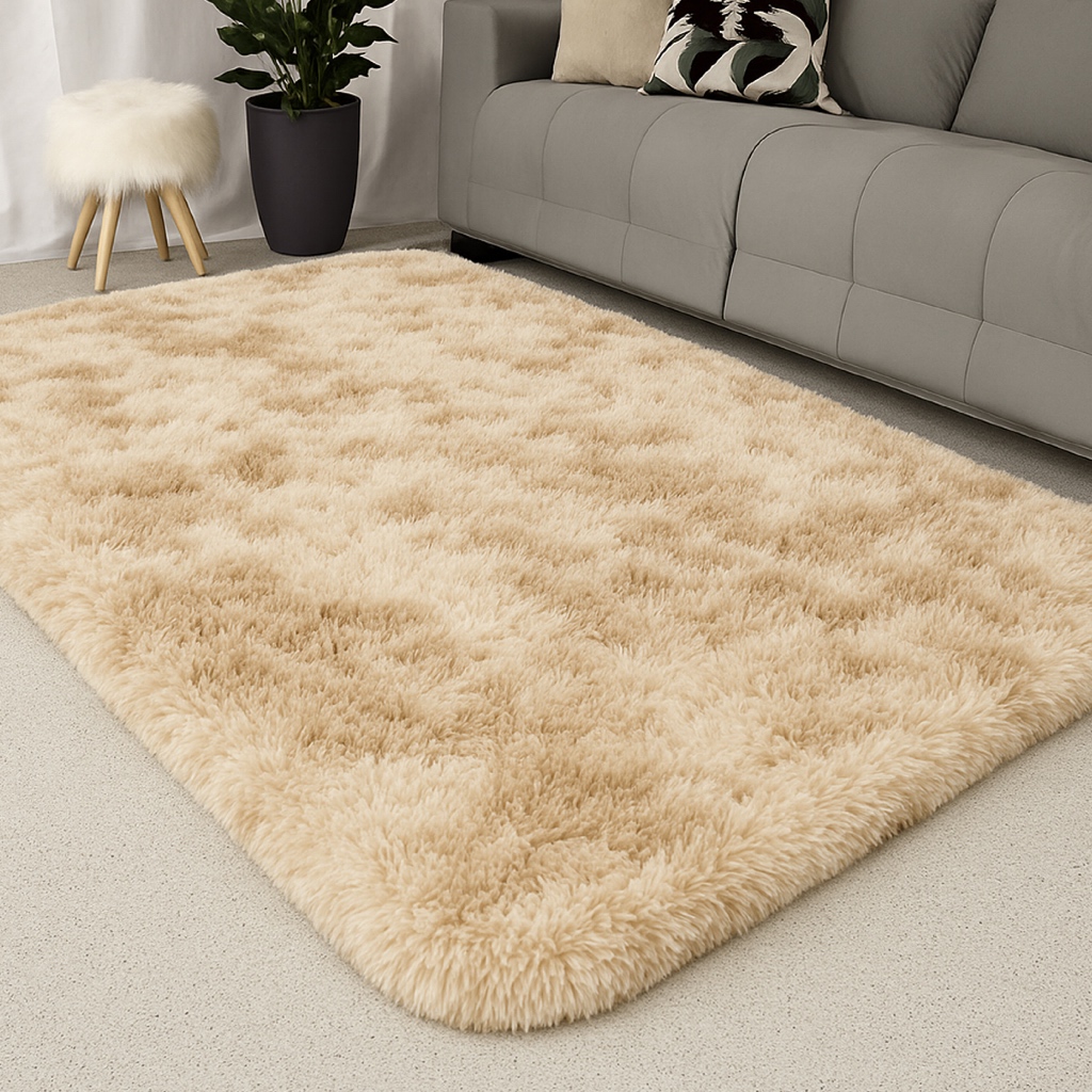 Tapete Peludo 1,50 X 1,00 Sala e Quarto Felpudo Macio