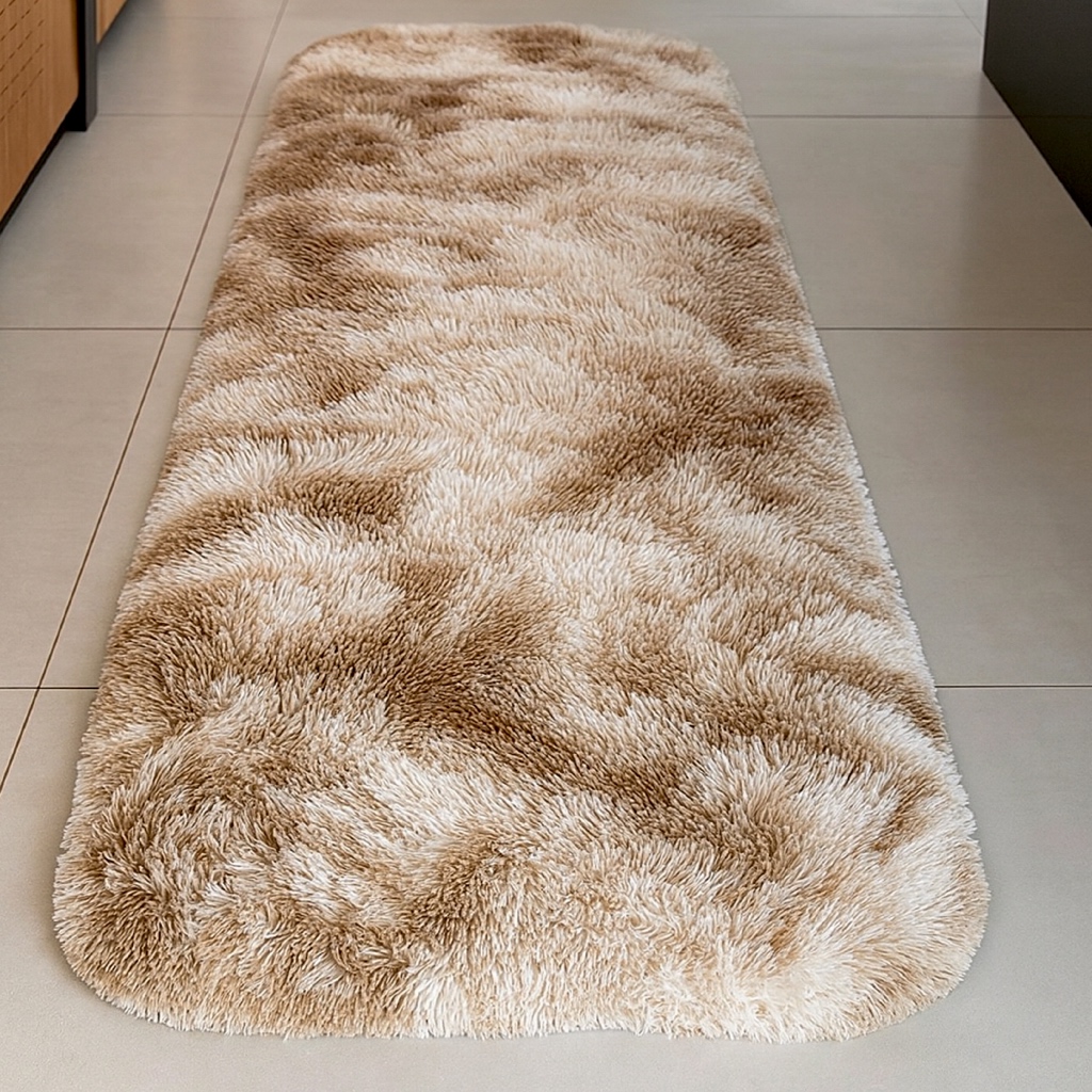 Tapete Passadeira 1,00 x 0,60 Corredor Quarto Sala Felpudo Várias Cores