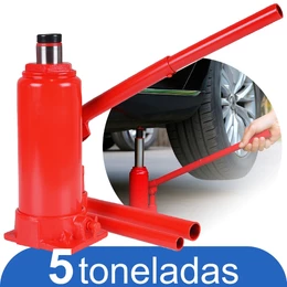 Macaco Hidráulico Automotivo Resistente Estilo Garrafa Compacto 5 Toneladas Linha Premium