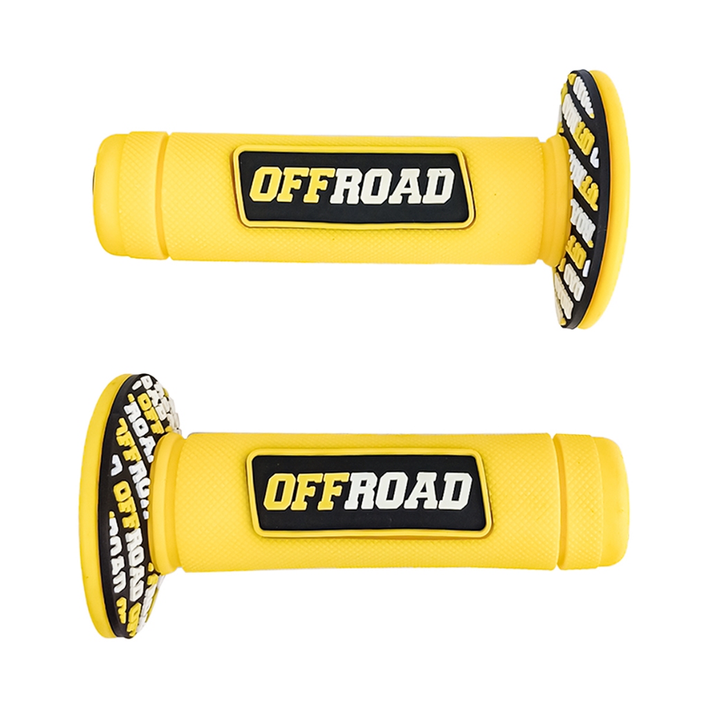 Manopla Off Road Xr 200 1994 A 2002 Amarelo O Par — imagem 2 de 2