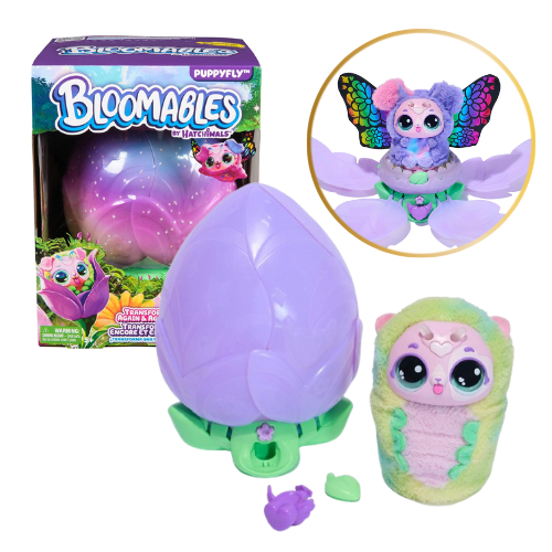 Pelucia Interativa Hatchimals Bloom Surpresa Puppy Fly - Sunny Brinquedos