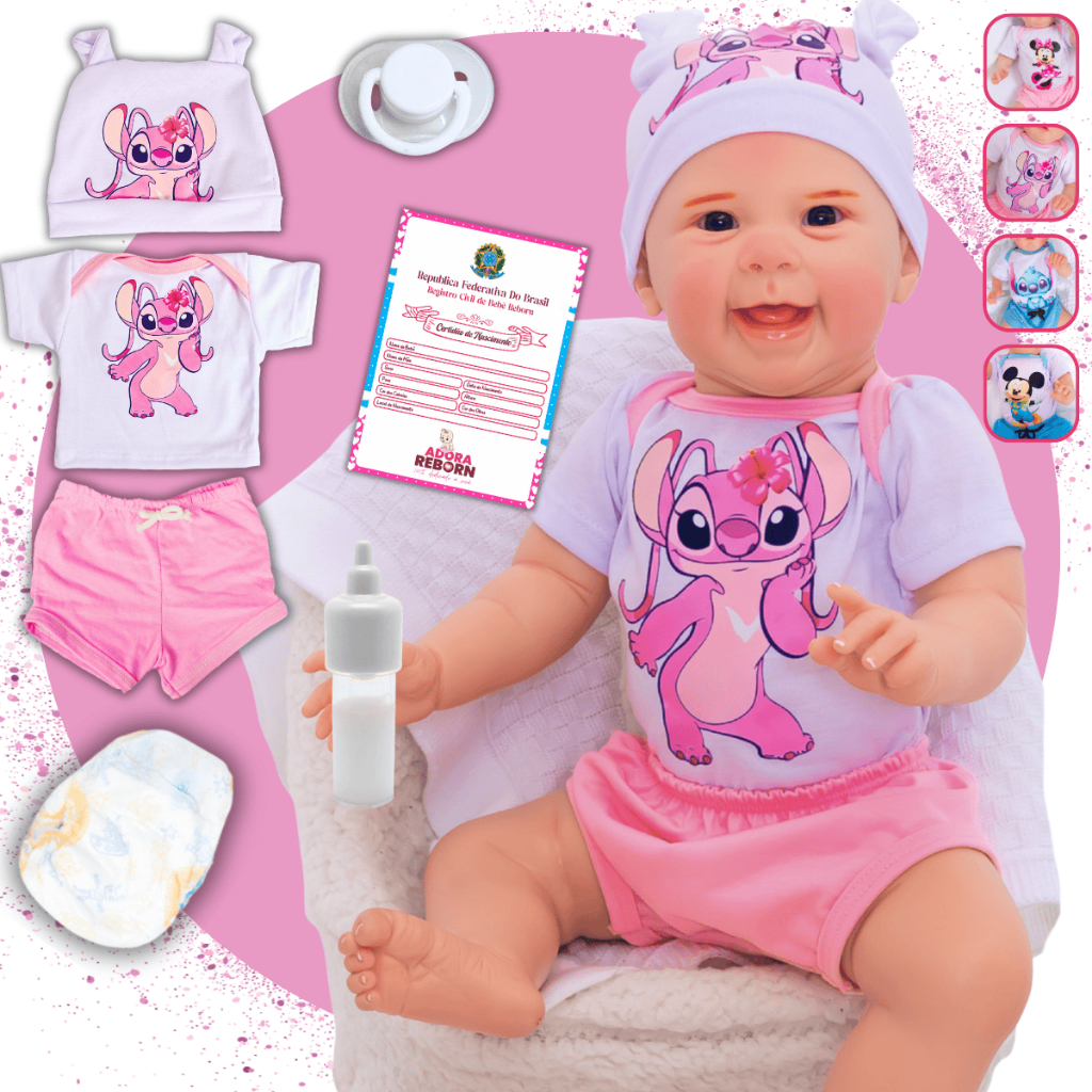 Bebê Reborn Boneca Realista Angel Em Silicone Pode Dar Banho Envio Imediato em Oferta na Shopee