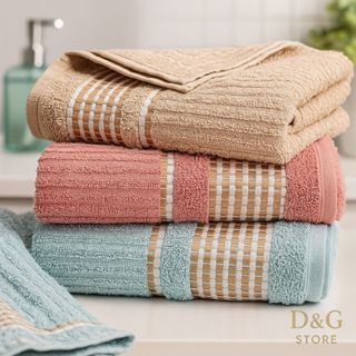 Kit 4 Toalhas Rosto Tokio Canelada 65x45cm 100% Algodão Premium Alta Absorção e Toque Macio em Oferta na Shopee