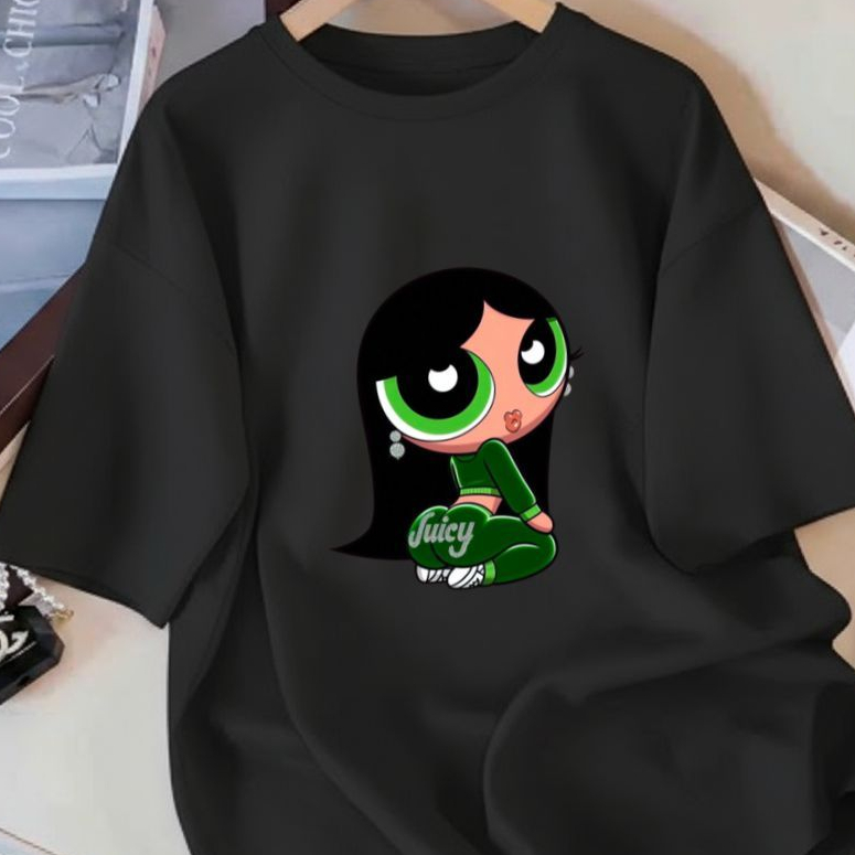 Camiseta Tshirt Oversized 100%Algodão Academia Fitness Gym Treino Caminhada Feminina Meninas Juicy