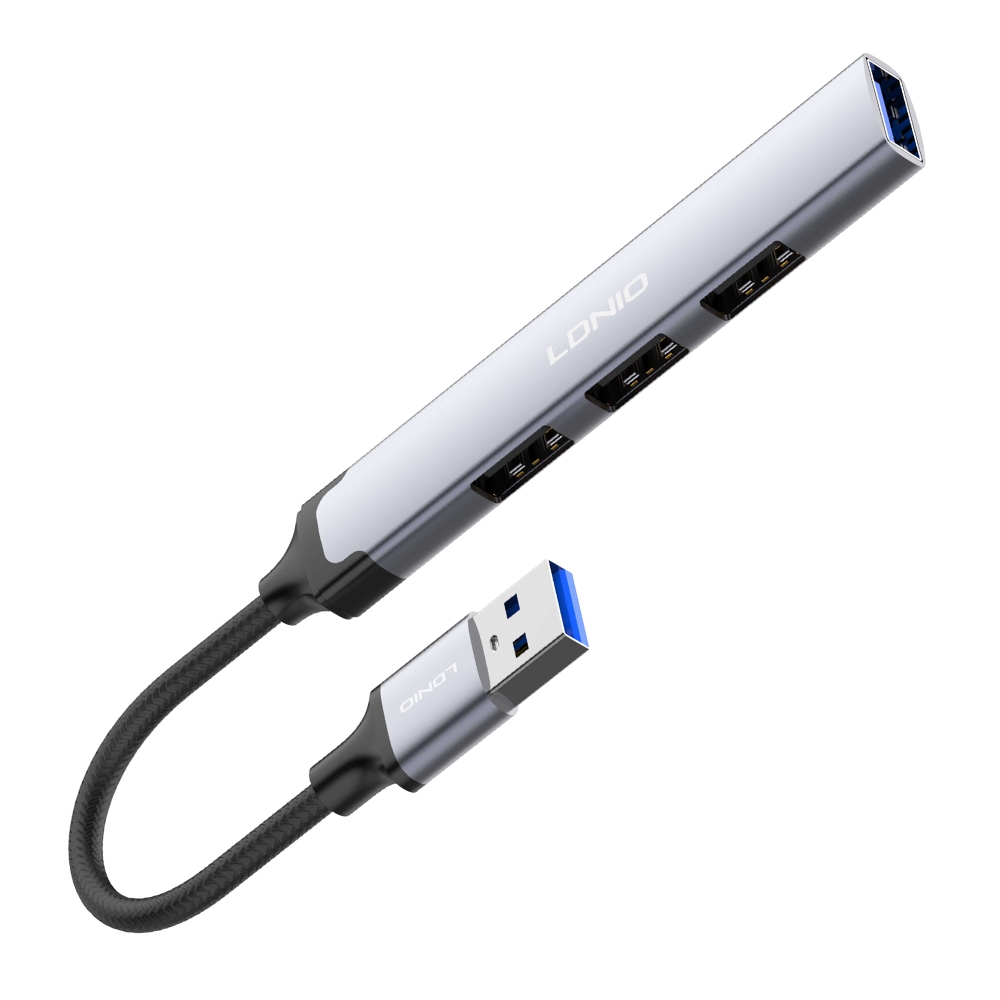 Hub Adaptador USB A Ldnio DS-44U 4 em 1 Portas 3.0 e 2.0 em Oferta na Shopee