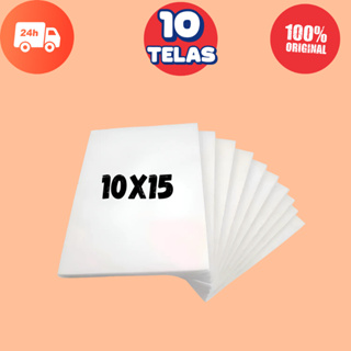 Telas Para Pintura 10x15cm Escolar Infantil Artesanato em Várias Quantidades em Oferta na Shopee