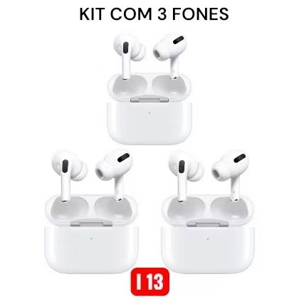 Fone De Ouvido Inpods 13 Bluetooth Sem Fio Com Microfone Fones esportivos Adequado Branco