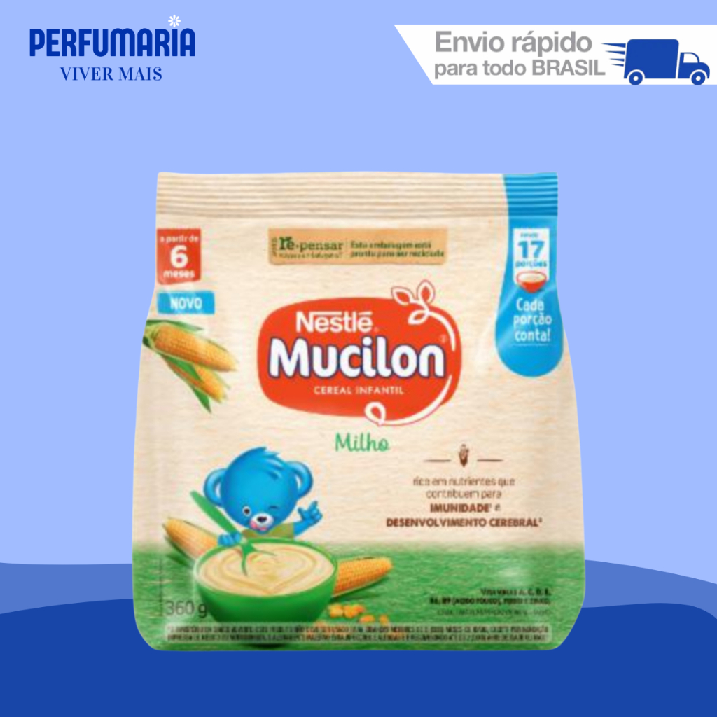 Cereal Infantil Mucilon de Milho 360g.