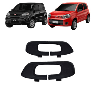 Par Moldura Acabamento Cinto Segurança Novo Uno  2016 em diante Original Fiat em Oferta na Shopee