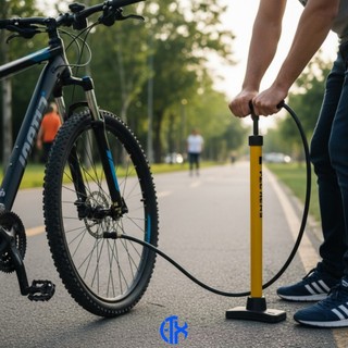 Bomba de Ar Encher Pneu Bicicleta Bola Moto Carro