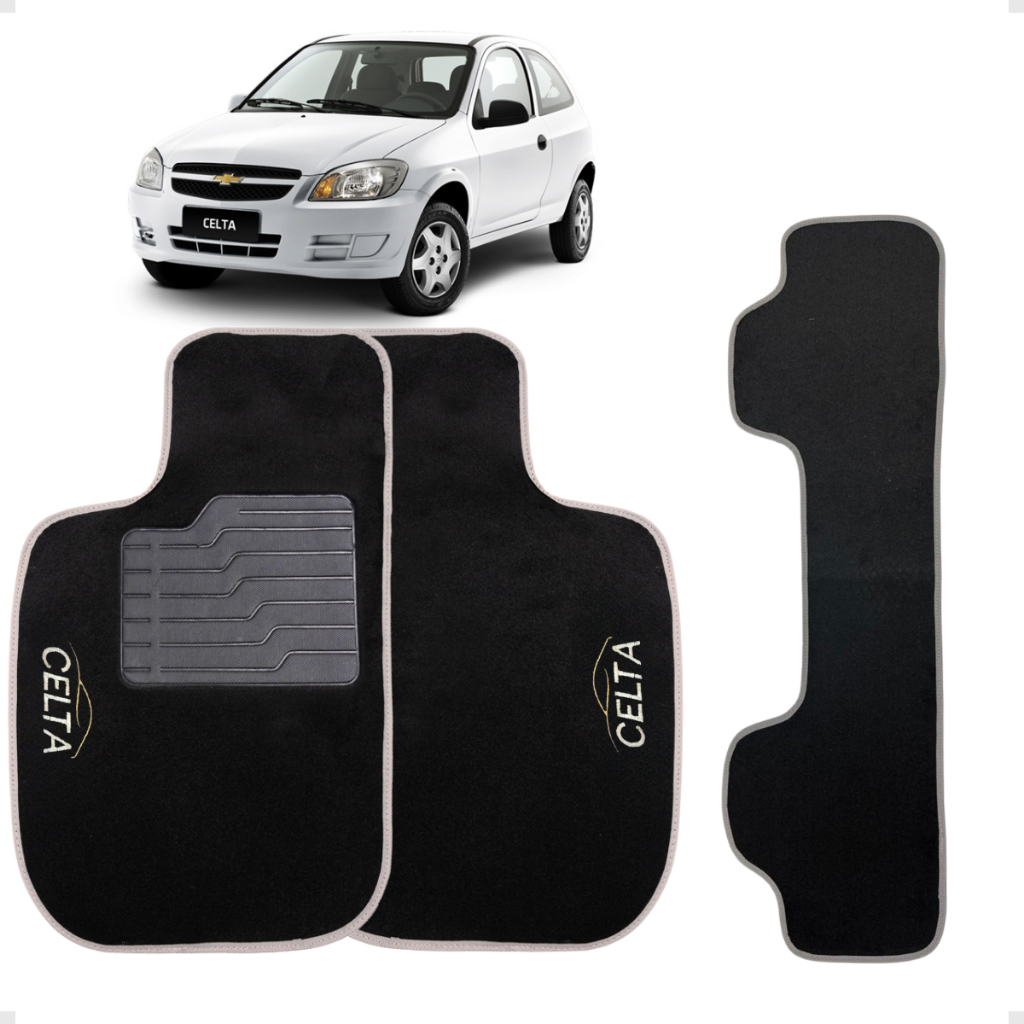 Jogo De Tapete - Carpete - Celta 2001 - 2015 - Automóvel - Carro em Oferta na Shopee