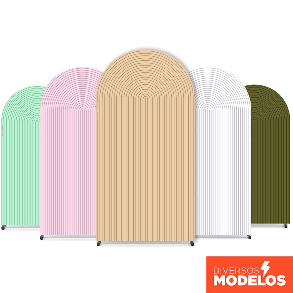 Capa Painel de Festa Ripado Romano Arco Sublimado Em Tecido Com Elástico 2x1m Veste Fácil em Oferta na Shopee