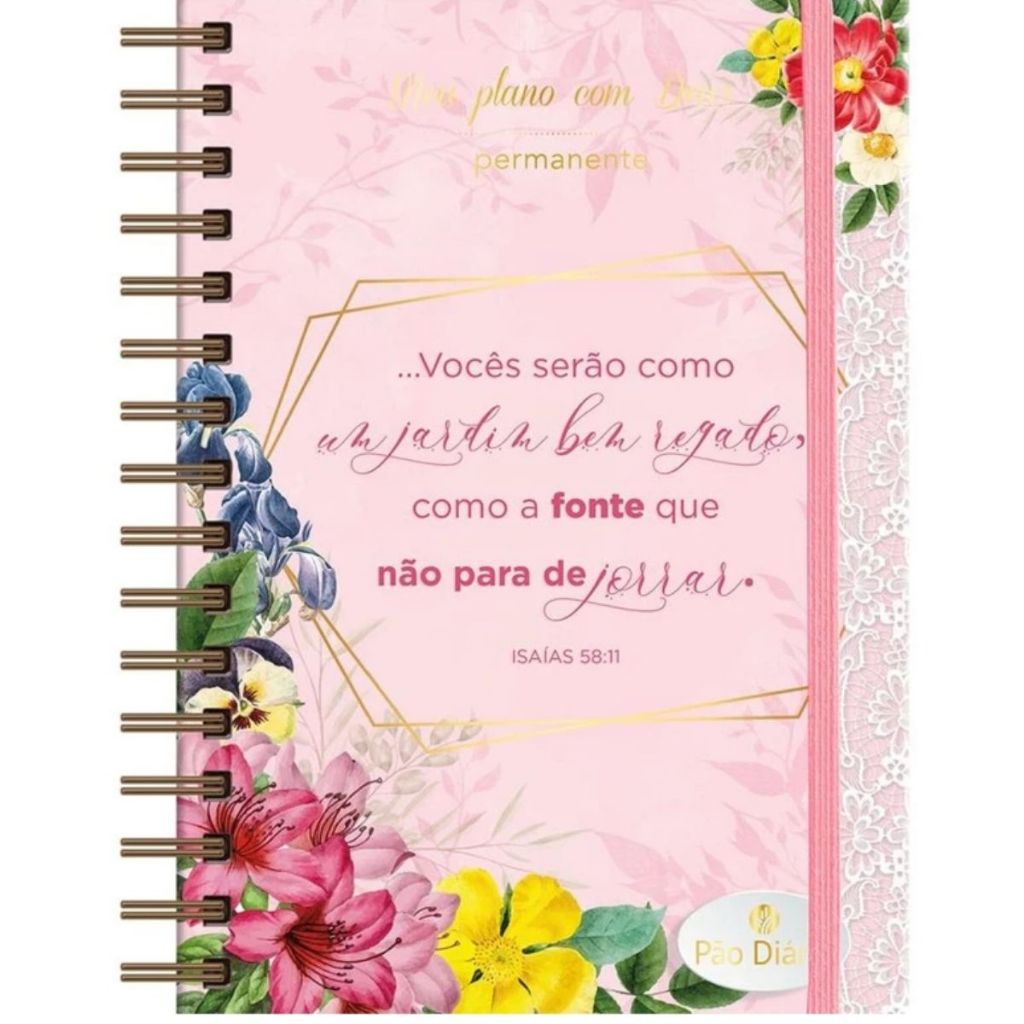 Meu Plano com Deus | Planner Devocional Capa Dura | Devocional | Abundância | Publicações Pão Diário