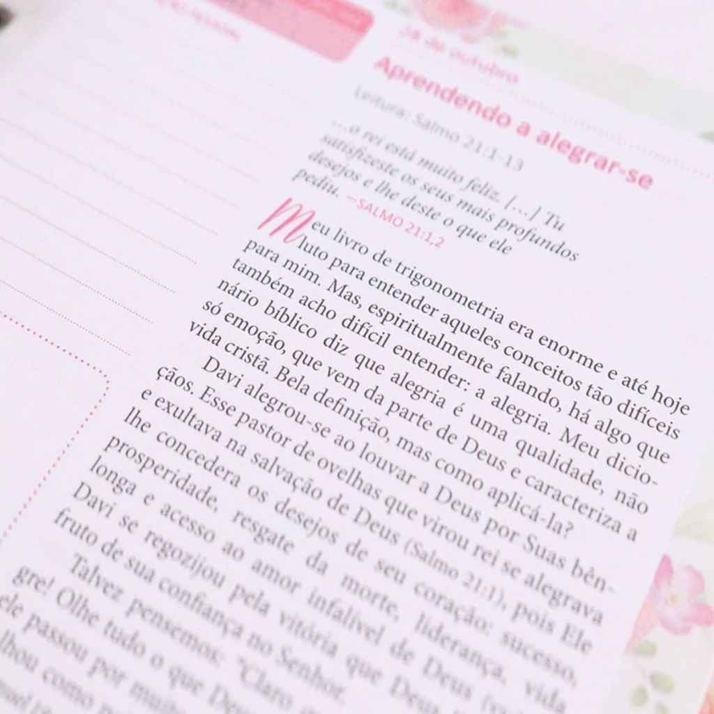 Detalhes do Meu Plano com Deus | Planner Devocional Capa Dura | Devocional | Intimidade