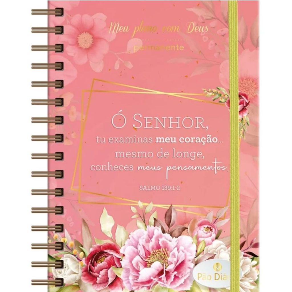 Meu Plano com Deus | Planner Devocional Capa Dura | Devocional | Intimidade