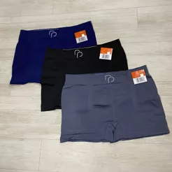 Kit 3 Cuecas Box Microfibra Sem Costura Conforto qualidade Masculino Adulto Envio Imediato