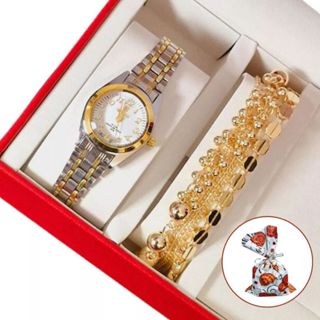 Relógio feminino Luxo de pulso Minimalista à prova d'água analógico Fino Slim + Pulseira  - Ideal para presente mulher em Oferta na Shopee