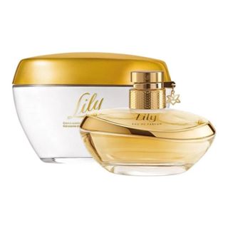 Kit Creme Corporal + Perfume Lily Feminino - 200ml\200g em Oferta na Shopee