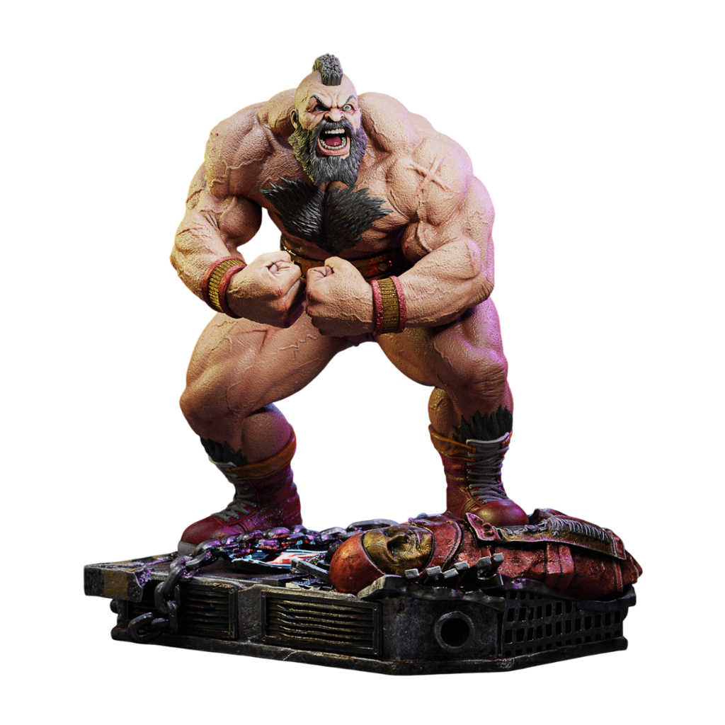 Zangief Street Fighter Action Figure Miniaturas Colecionáveis Artesanal Escultura Estatua Fã Arte