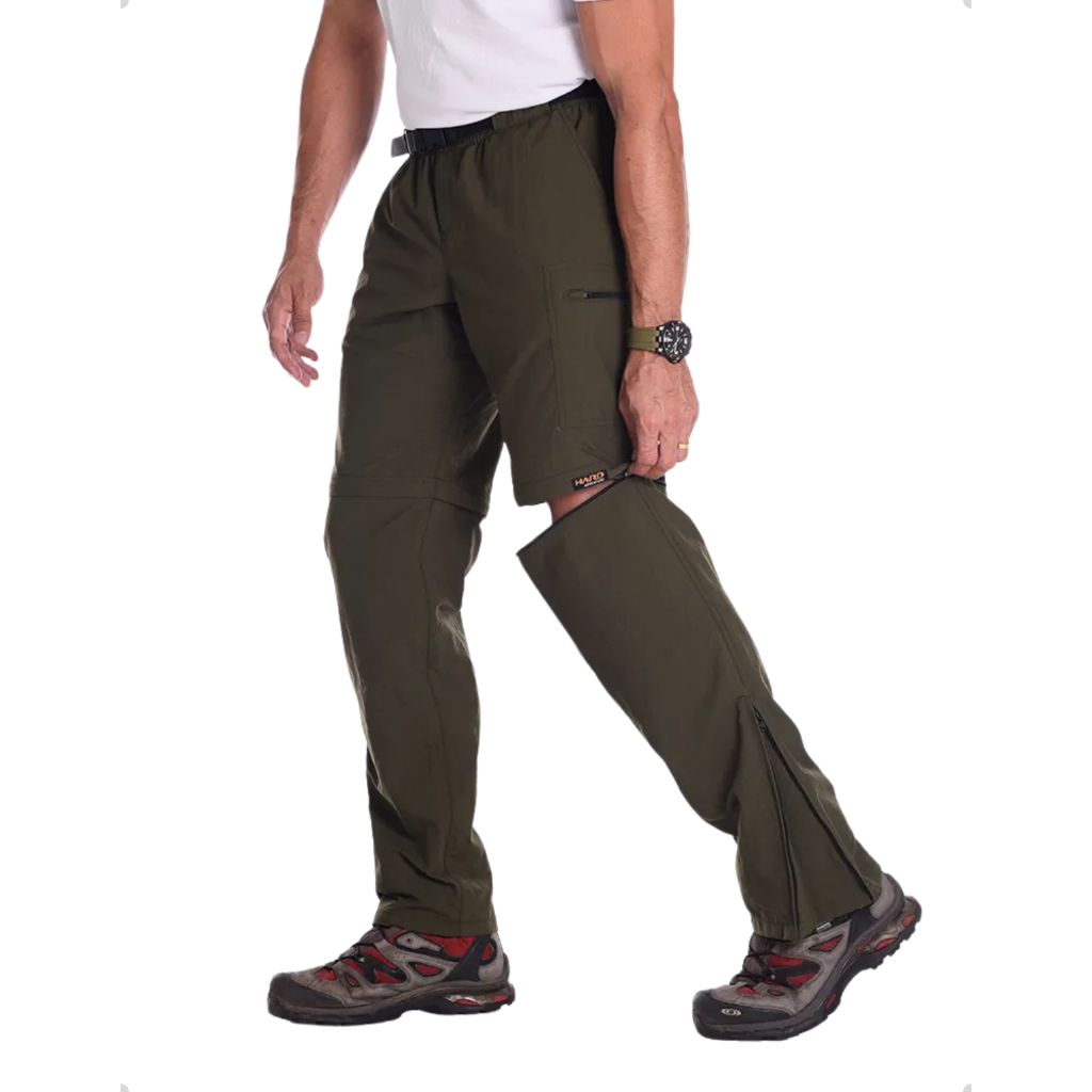 Calça-bermuda Bio Trekking Masculina Verde Musgo - Hard Adventure