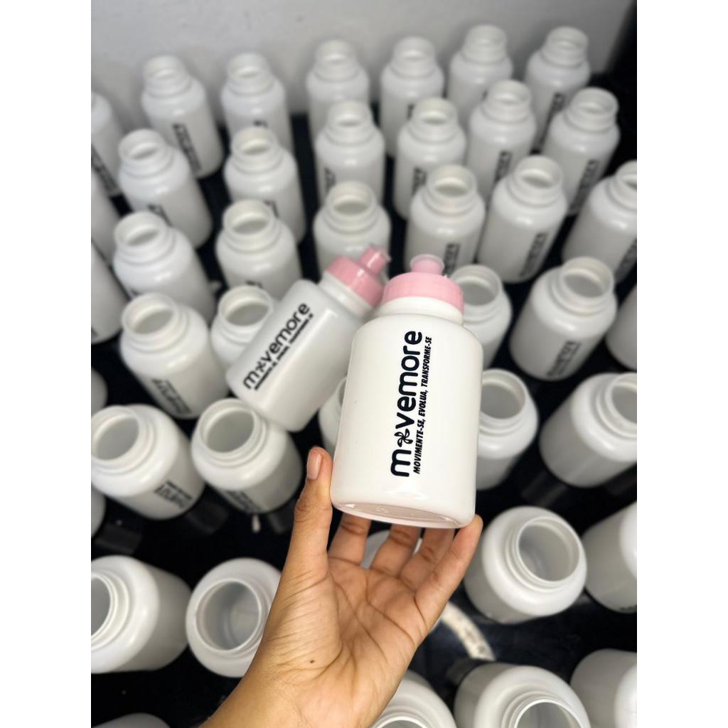 Kit 50 unidades Garrafas Squeze Personalizado 300 ML Eventos Corporativo, aniversário, brindes