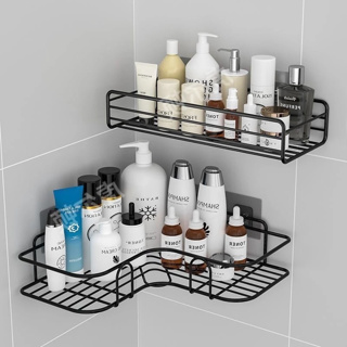 Suporte de Banheiro Porta Shampoo Organizadores De Metal Rack De Parede Cozinha em Oferta na Shopee