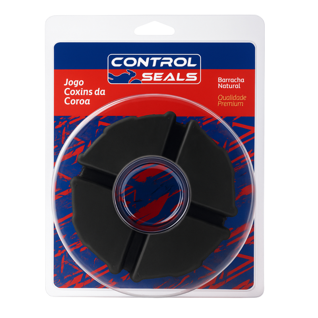 Coxim Bucha Coroa Acoplado Borracha - CG 150/160 | YBR/ Factor 125/150 (Raiada)