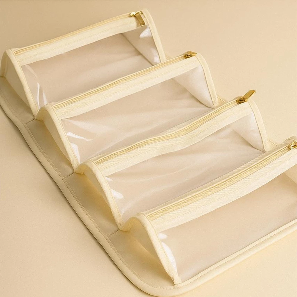 Necessaire Organizadora Bolsa Portátil Maquiagem Higiene Pessoal Bolsa De Viagem Off - 01 Peça