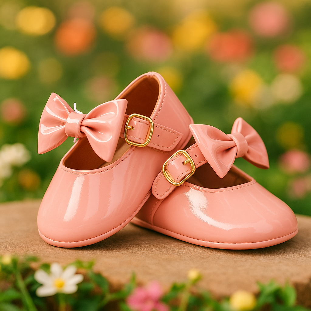 Sapatilha Bebê Feminina Laço Daminha Festa Batizado Rosa em Oferta na Shopee