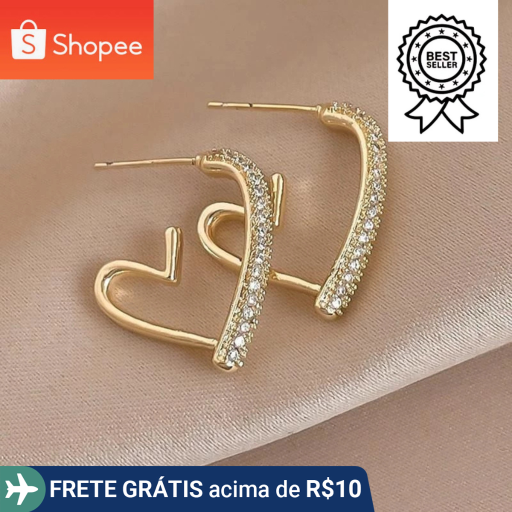 Brincos Dourados Tendência: Onde Comprar | BuscaProdutos