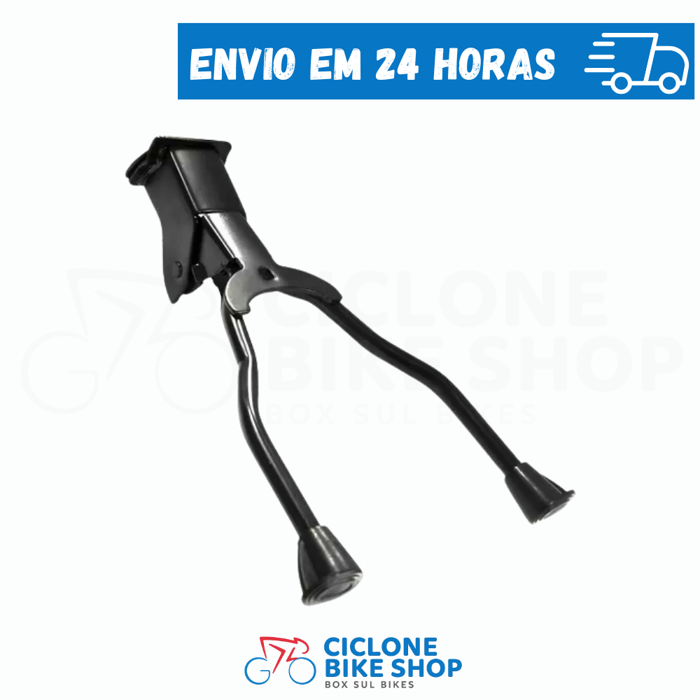 Descanso Central Tipo Cavalete Furo Central Para Bicicleta Bike 30cm De Altura