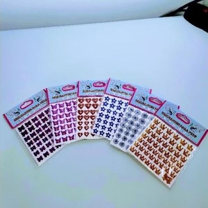 BRILHANTES PARA PETS, 12 CARTELAS ADESIVAS PET SHOP BIND PIERCING.