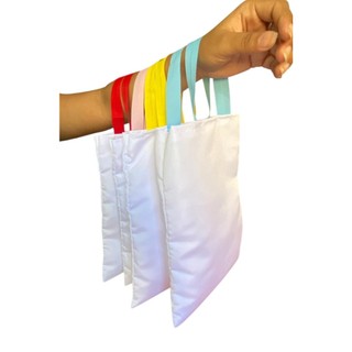 Sacolinha ecobag branca (lisa) 20x30 chamar no chat