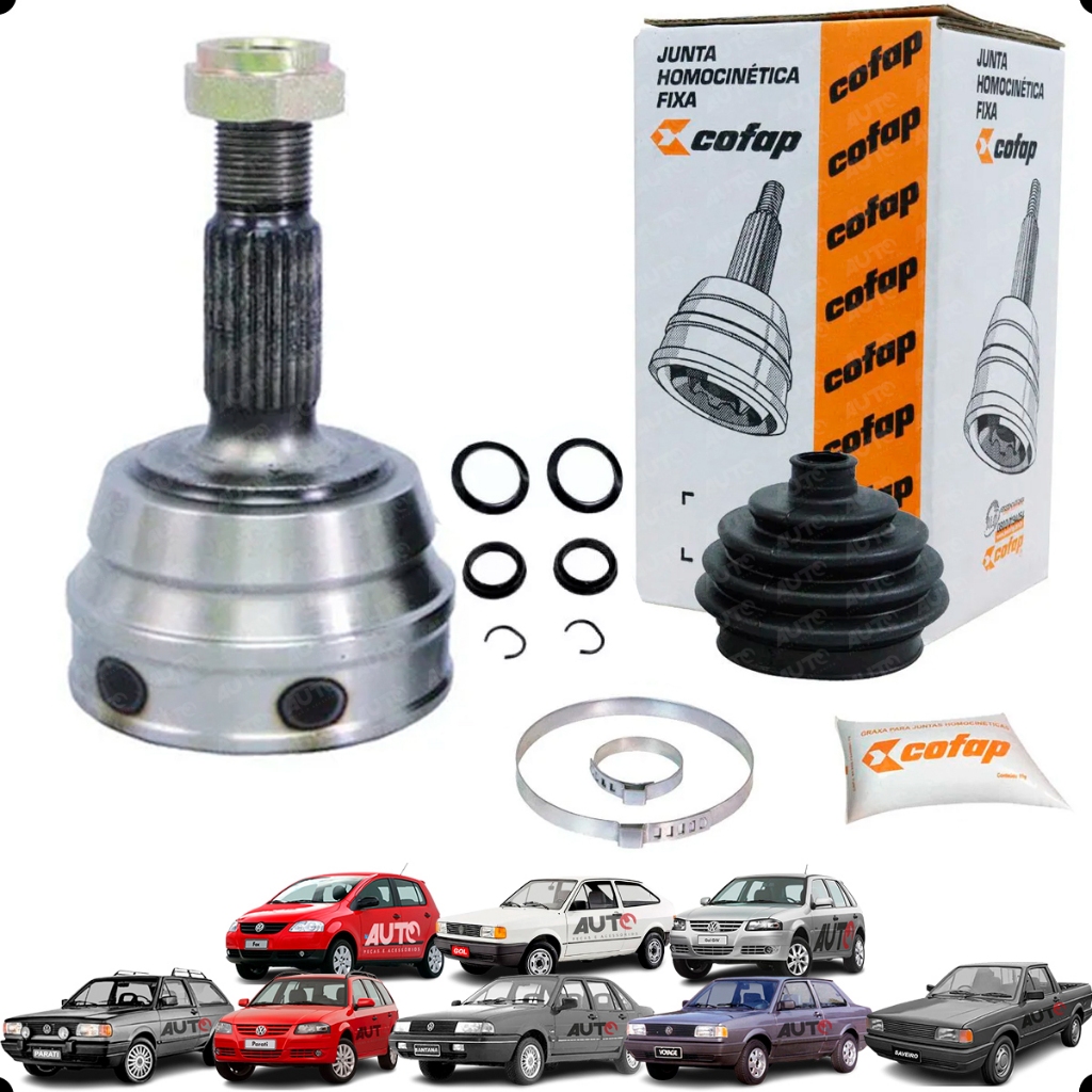 Junta Homocinética para Gol Voyage Parati Saveiro G1 G2 G3 G4 só Motor AP 1.6 1.8 2.0 Original Cofap em Oferta na Shopee
